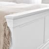 Clermont Surf White Wooden Bed