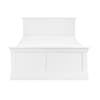 Clermont Surf White Wooden Bed