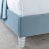 Cloud Blue Velvet Kids Bed