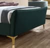 Clover Green Velvet Fabric Bed Frame - 4ft Small Double