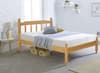 Colonial Waxed Pine Wooden Bed