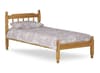 Colonial Waxed Pine Wooden Bed