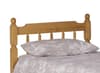 Colonial Waxed Pine Wooden Bed