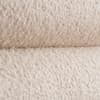 Colton Warm Beige Boucle Fabric Winged Ottoman Storage Bed - 5ft King Size