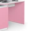 Cookie Pink and White Wooden Cabin Bed