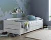 Copella White Wooden Day Bed with Guest Bed