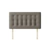 Cornell Buttoned Slate Grey Fabric Headboard