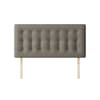 Cornell Buttoned Slate Grey Fabric Headboard