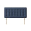 Cornell Buttoned Midnight Blue Fabric Headboard