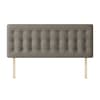 Cornell Buttoned Slate Grey Fabric Headboard