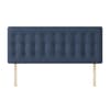 Cornell Buttoned Midnight Blue Fabric Headboard