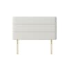 Cornell Lined White Fabric Headboard