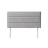 Cornell Lined Silver Grey Fabric Headboard