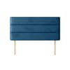 Cornell Lined Blue Marine Velvet Fabric Headboard