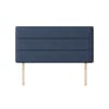 Cornell Lined Midnight Blue Fabric Headboard