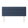 Cornell Lined Midnight Blue Fabric Headboard