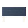 Cornell Lined Midnight Blue Fabric Headboard