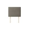 Cornell Plain Slate Grey Fabric Headboard