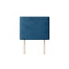 Cornell Plain Blue Marine Velvet Fabric Headboard