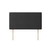 Cornell Plain Charcoal Fabric Headboard