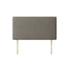 Cornell Plain Slate Grey Fabric Headboard