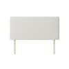 Cornell Plain White Fabric Headboard