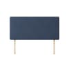 Cornell Plain Midnight Blue Fabric Headboard