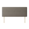 Cornell Plain Slate Grey Fabric Headboard