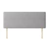Cornell Plain Silver Grey Fabric Headboard