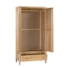 Cotswold Oak 2 Door Combination Wardrobe