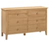 Cotswold Oak 6 Drawer Chest