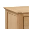 Cotswold Oak 3 Drawer Bedside Table