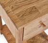 Coxmoor 1 Drawer Oak Wooden Bedside Table