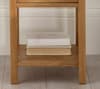 Coxmoor 1 Drawer Oak Wooden Bedside Table