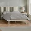 Coxmoor Ivory and Oak Wooden Bed