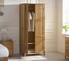 Coxmoor Oak 2 Door Wooden Wardrobe