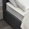 Croft Dark Grey Velvet TV Bed