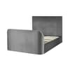 Croft Dark Grey Velvet TV Bed