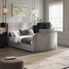 Croft Light Grey Velvet TV Bed