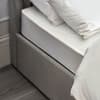 Croft Light Grey Velvet TV Bed
