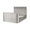 Croft Light Grey Velvet TV Bed