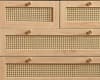 Croxley Black Rattan 5 Drawer Chest