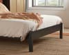 Croxley Black Wooden Rattan Bed