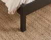 Croxley Black Wooden Rattan Bed