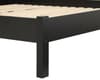 Croxley Black Wooden Rattan Bed