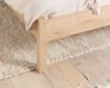 Croxley Oak Wooden Rattan Bed