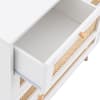 Croxley White Rattan 5 Drawer Chest