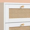 Croxley White Rattan 7 Drawer Chest