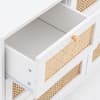 Croxley White Rattan 7 Drawer Chest