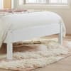 Croxley White Wooden Rattan Bed